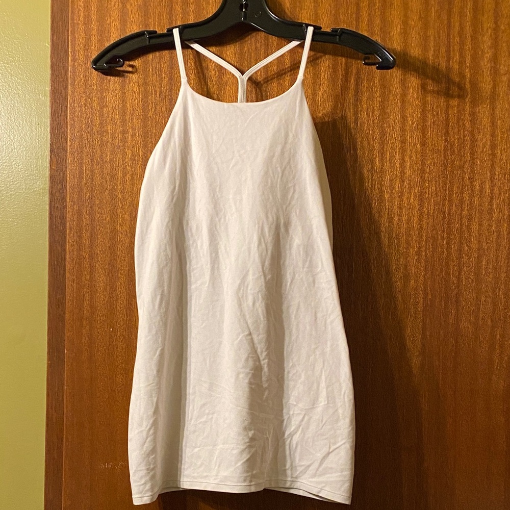 lululemon athletica White Racerback Tank Top
